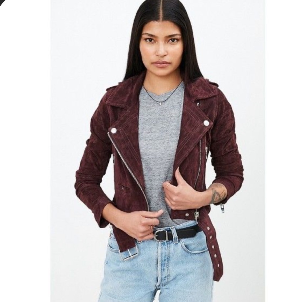 BRAND NEW! BLANK NYC Suede Motor Jacket